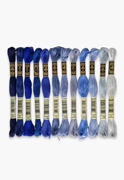 DMC Mouliné Spécial 117 – Ocean Waves Set – 12 Embroidery Skeins