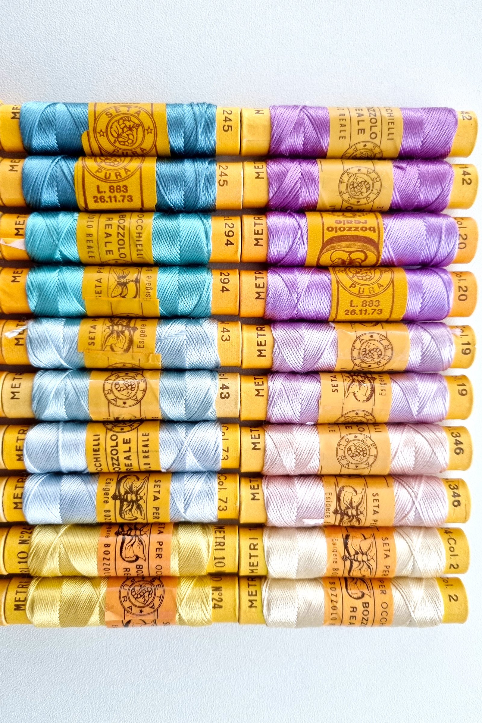 Bozzolo Reale & Tre Stelle – Silk Thread – Hortensia Flower Set – 40 Spools - Image 5