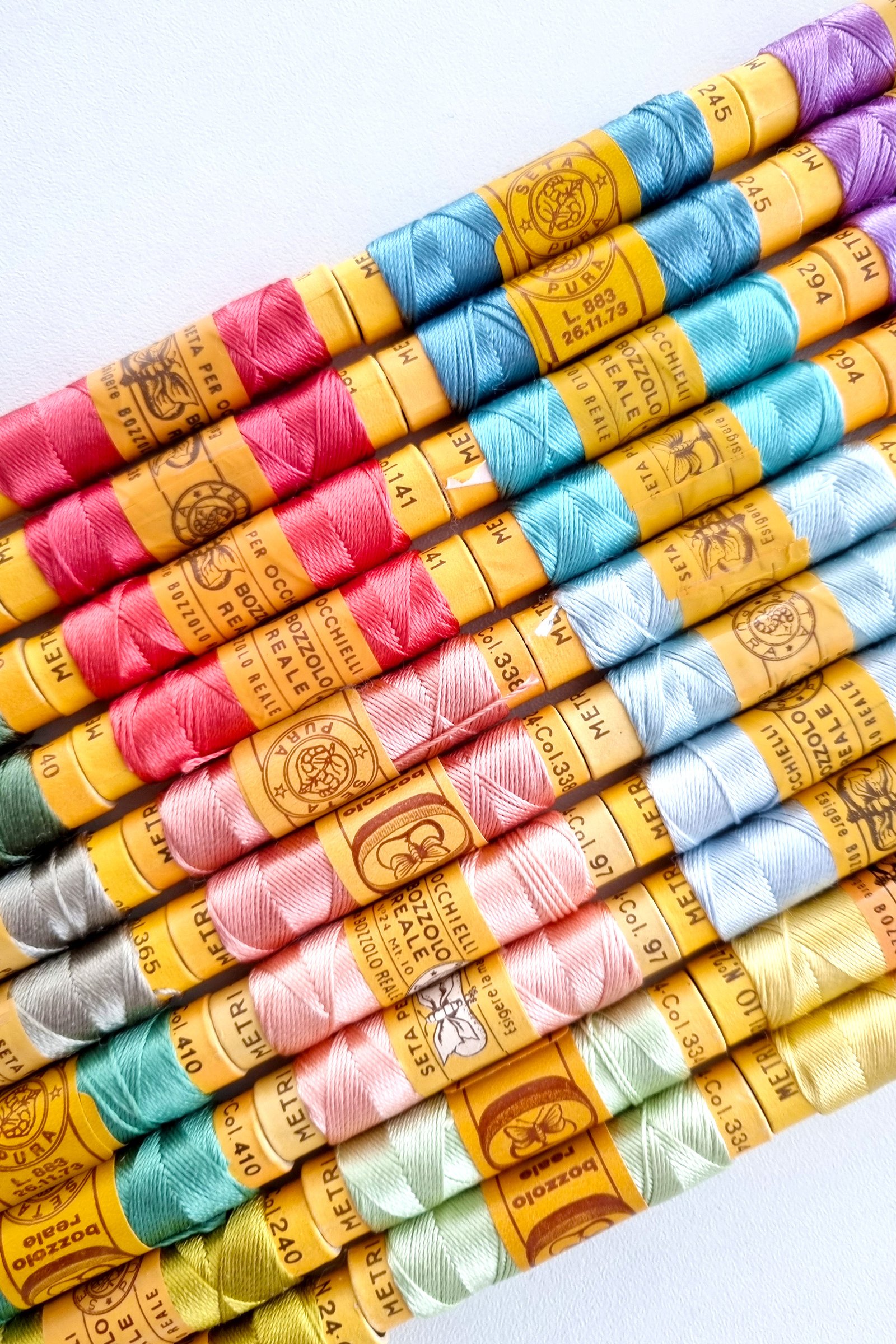 Bozzolo Reale & Tre Stelle – Silk Thread – Hortensia Flower Set – 40 Spools - Image 8