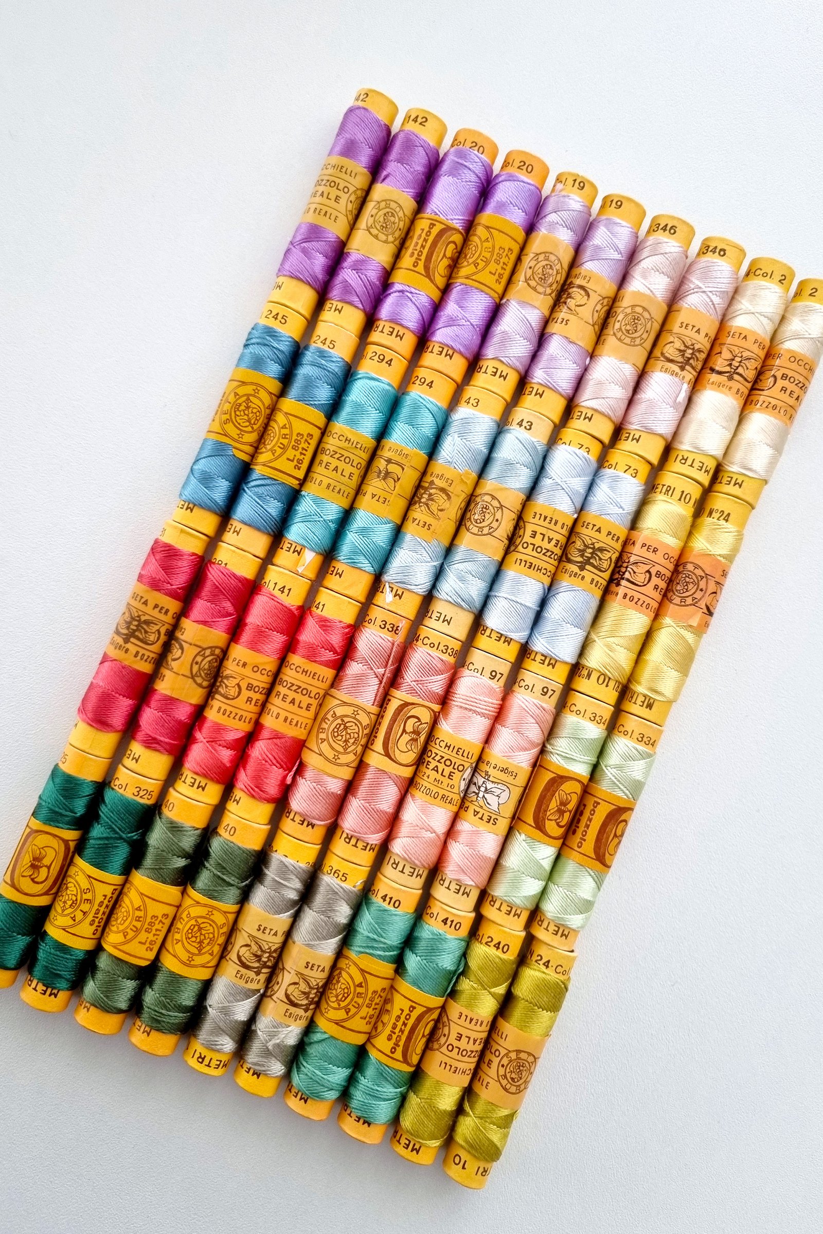 Bozzolo Reale & Tre Stelle – Silk Thread – Hortensia Flower Set – 40 Spools - Image 11