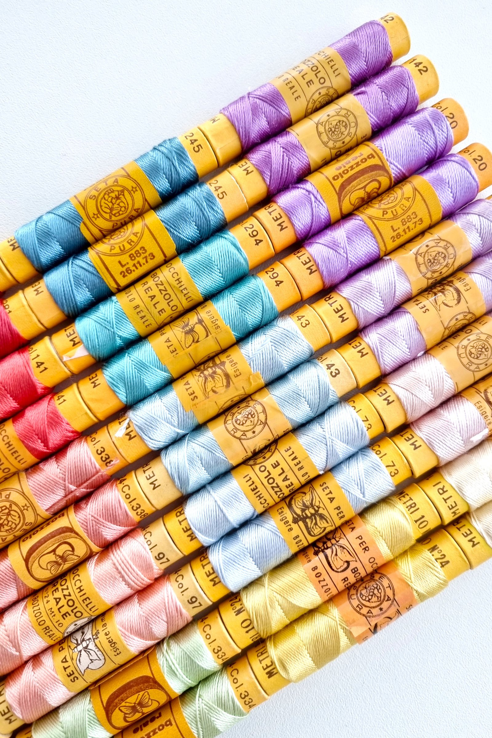 Bozzolo Reale & Tre Stelle – Silk Thread – Hortensia Flower Set – 40 Spools - Image 7