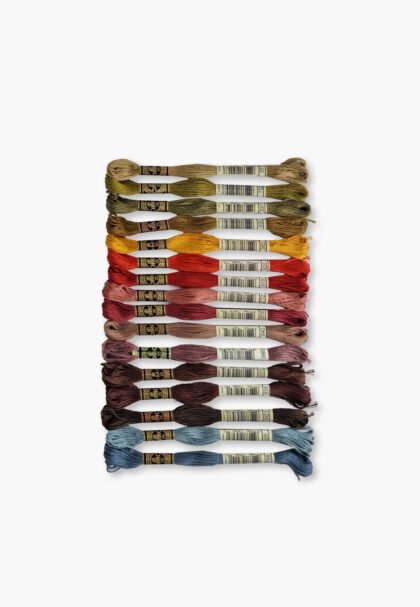 DMC Mouliné Spécial 117 – Shades of Autumn Set – 16 Embroidery Skeins