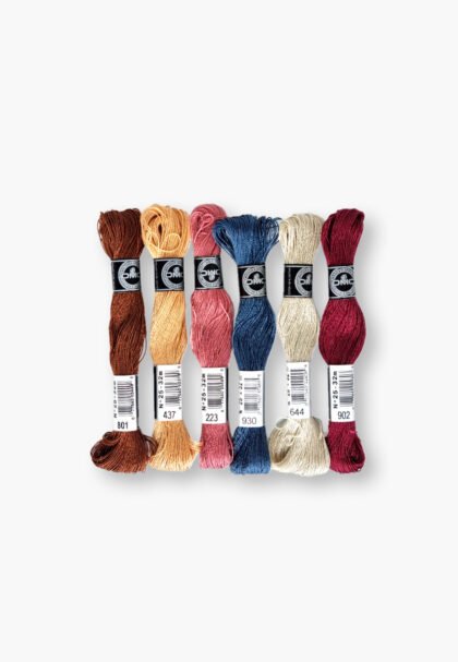 DMC Cotton à Broder 25 – Siena Colors Set – 6 Embroidery Skeins