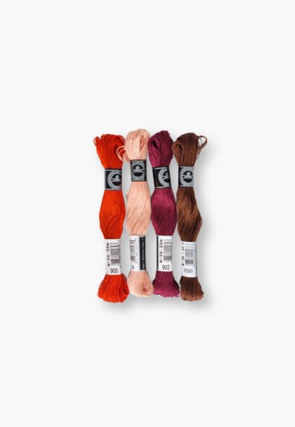 DMC Cotton à Broder 25 – Siena Leather Set – 4 Embroidery Skeins