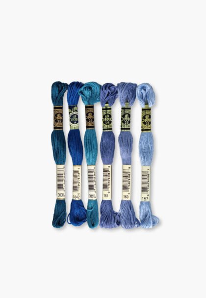 DMC Mouliné Spécial 117 – Silent Wave Set – 6 Skeins – Vintage
