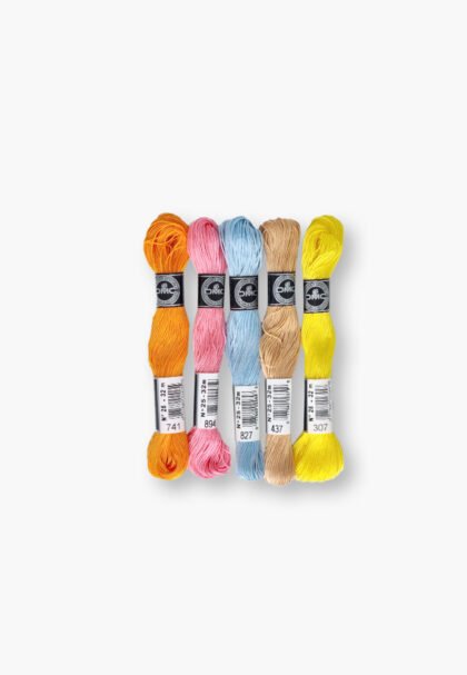 DMC Cotton à Broder 25 – Solero Set – 5 Embroidery Skeins