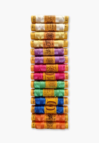 Bozzolo Reale & Tre Stelle – Silk Thread – Size 24 – Summer Parade Set – 14 Spools