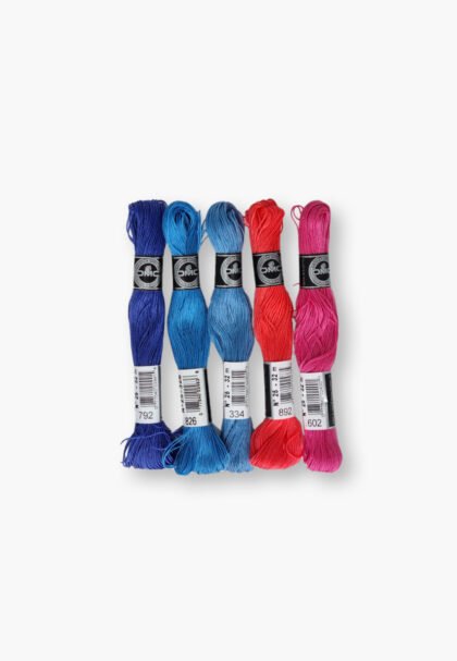 DMC Cotton à Broder 25 – Swimsuit 2 Set – 5 Embroidery Skeins