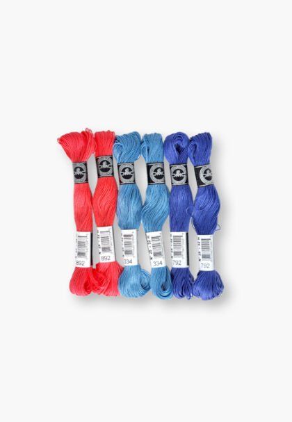 DMC Cotton à Broder 25 – Swimsuit Set – 6 Embroidery Skeins