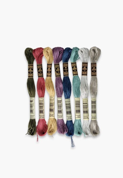 DMC Mouliné Spécial 117 – Tuscan Colors Set – 8 Embroidery Skeins