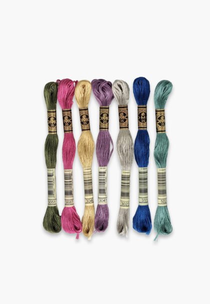 DMC Mouliné Spécial 117 – Tuscan Colors 3 Set – 7 Embroidery Skeins
