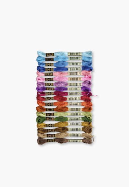 DMC Mouliné Spécial 117 – Vibrant Harmony Set – 18 Embroidery Skeins