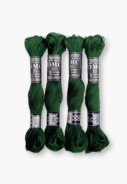 DMC À Broder 25 - Colour 890 – 4 Vintage Skeins – Dollfus Mieg & Cie