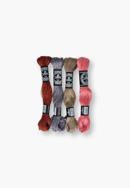 DMC Cotton à Broder 25 – Wild Boar Set – 4 Embroidery Skeins