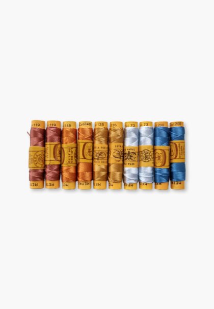 Bozzolo Reale & Tre Stelle – Silk Thread – Wild Coast Set – 10 Spools