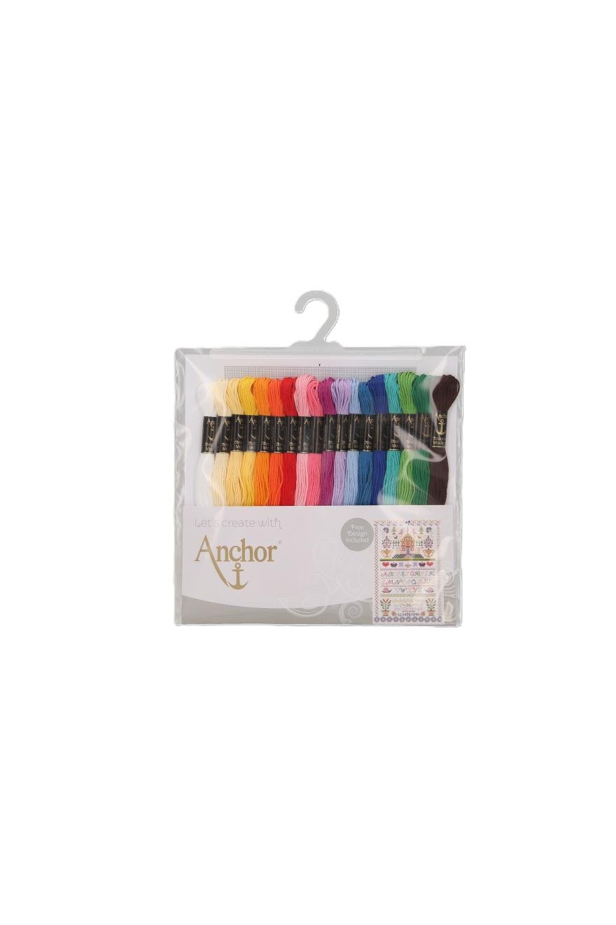 Anchor Stranded Cotton Essential-Sortiment – 18 Stickgarne – Bild 3