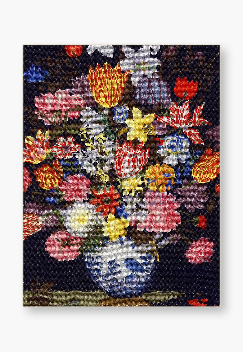 DMC – A Still Life of Flowers Cross Stitch Kit by Ambrosius Bosschaert – Expert