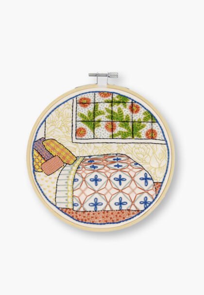 DMC – Cozy Bedroom Embroidery Kit – Advanced Kit