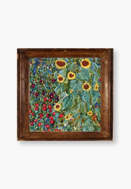 DMC – Farm Garden with Sunflowers Cross Stitch Kit – Advanced Level