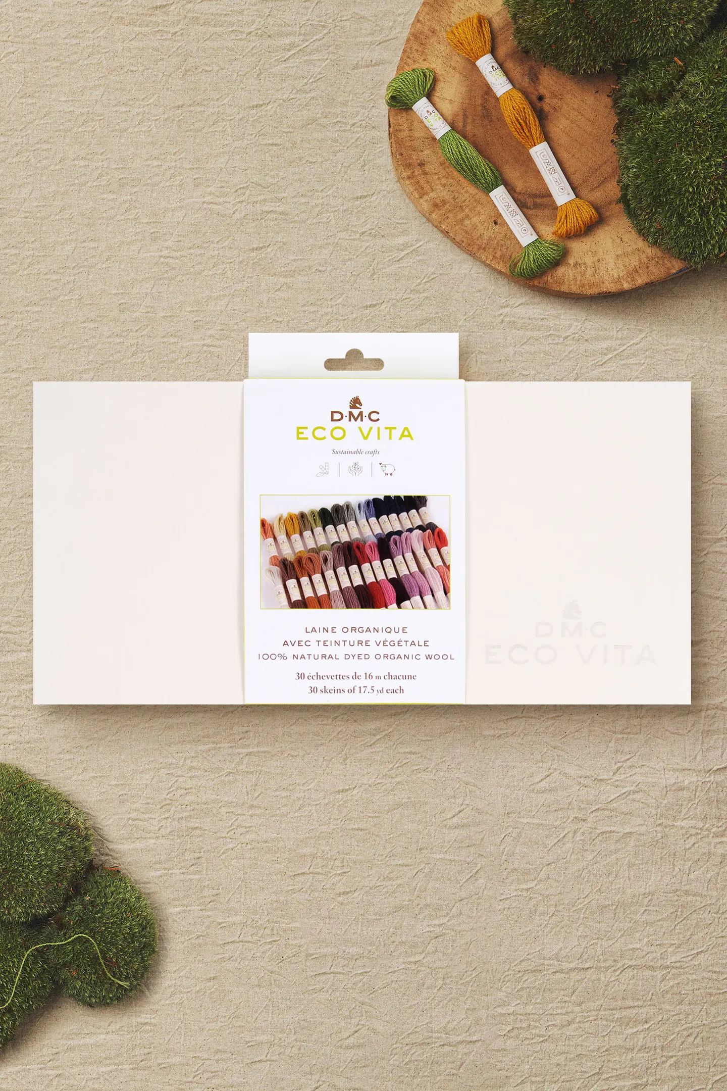 DMC Eco Vita 360 Box – 30 Organic Wool Embroidery Threads - Image 3