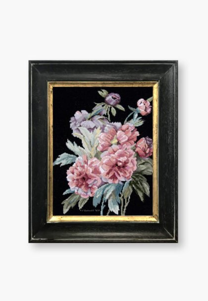 DMC – Peonies Cross Stitch Kit – Expert Kit –  Louvre Collection