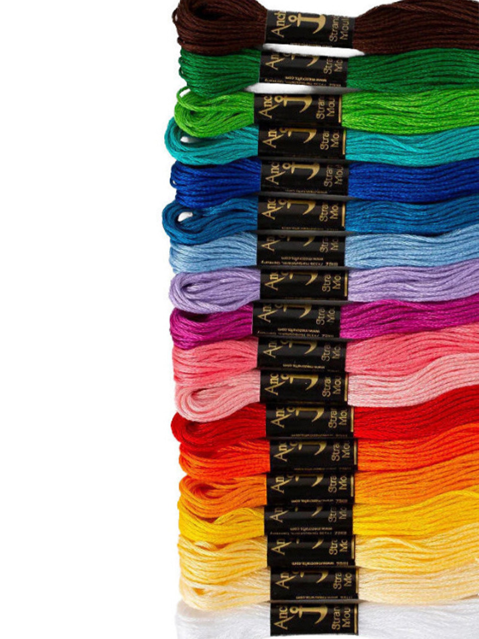 Anchor Stranded Cotton Essential-Sortiment – 18 Stickgarne – Bild 2