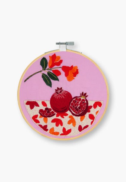 DMC – Pomegranates Embroidery Kit – Intermediate Kit