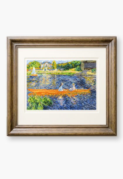 DMC – The Skiff (La Yole) Cross Stitch Kit by Pierre-Auguste Renoir – Expert